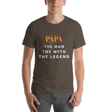 Load image into Gallery viewer, Papa The Man The Myth The Legend T-Shirt
