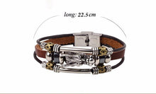 Load image into Gallery viewer, Tibetan Silver Leather Bracelet