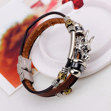 Load image into Gallery viewer, Tibetan Silver Leather Bracelet