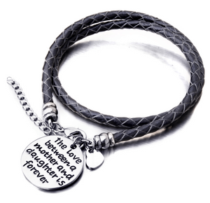 The Love Between A Mother and Daughter is Forever Bracelet