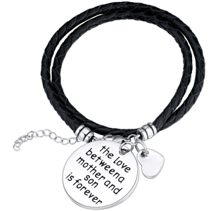 The Love Between A Mother and Son is Forever Bracelet