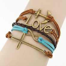 Load image into Gallery viewer, Vintage Multilayer Leather Bracelet