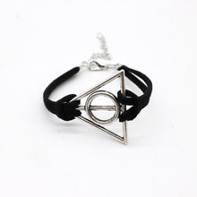 Load image into Gallery viewer, Tree of Life Triangle Leather Bracelet