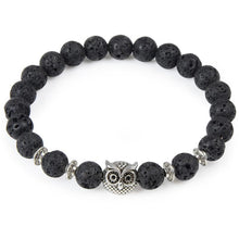 Load image into Gallery viewer, Leopard Tiger Eye Lion Head Bracelet