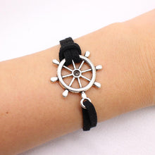 Load image into Gallery viewer, Tree of Life Triangle Leather Bracelet
