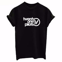 Load image into Gallery viewer, Women Twenty One Pilots Letters Print  T-Shirt