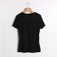 Load image into Gallery viewer, Summer Fashion Short Sleeve Sexy Deep V Neck  T-shirt For  Women