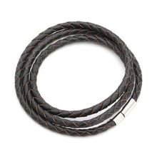 Load image into Gallery viewer, Braided Leather Bracelet