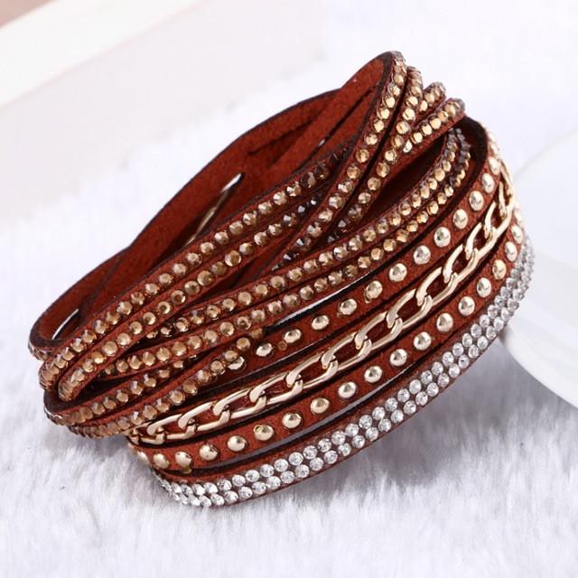 Lovely Leather Bracelet Punk Style