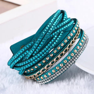 Lovely Leather Bracelet Punk Style
