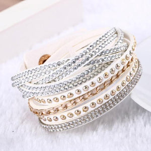 Lovely Leather Bracelet Punk Style