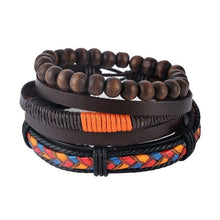 Load image into Gallery viewer, Leather Bracelet Men Multilayer Bracelet