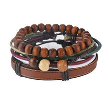 Load image into Gallery viewer, Leather Bracelet Men Multilayer Bracelet