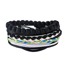 Load image into Gallery viewer, Leather Bracelet Men Multilayer Bracelet