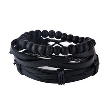Load image into Gallery viewer, Leather Bracelet Men Multilayer Bracelet
