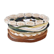 Load image into Gallery viewer, Leather Bracelet Men Multilayer Bracelet