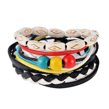 Load image into Gallery viewer, Leather Bracelet Men Multilayer Bracelet