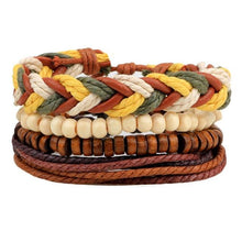 Load image into Gallery viewer, Leather Bracelet Men Multilayer Bracelet