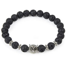 Load image into Gallery viewer, Leopard Tiger Eye Lion Head Bracelet
