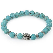 Load image into Gallery viewer, Leopard Tiger Eye Lion Head Bracelet