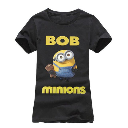 New Fashion T-Shirt Cartoon Bob Minions Printed