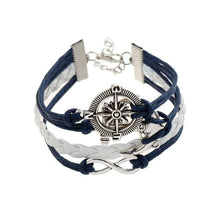 Load image into Gallery viewer, Vintage Bird Owls Anchor Bracelet