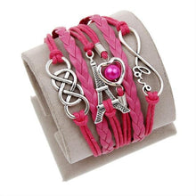 Load image into Gallery viewer, Vintage Bird Owls Anchor Bracelet