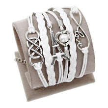 Load image into Gallery viewer, Vintage Bird Owls Anchor Bracelet