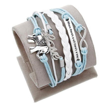 Load image into Gallery viewer, Vintage Bird Owls Anchor Bracelet