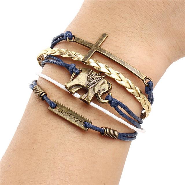 Vintage Multilayer Leather Bracelet