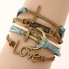 Load image into Gallery viewer, Vintage Multilayer Leather Bracelet