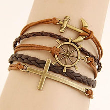 Load image into Gallery viewer, Vintage Multilayer Leather Bracelet