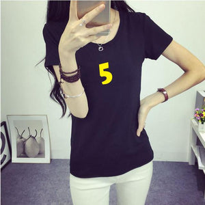 New Women T-Shirt Print Funny Casual
