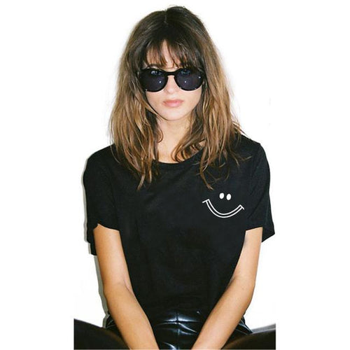 New Women T-Shirt Smile
