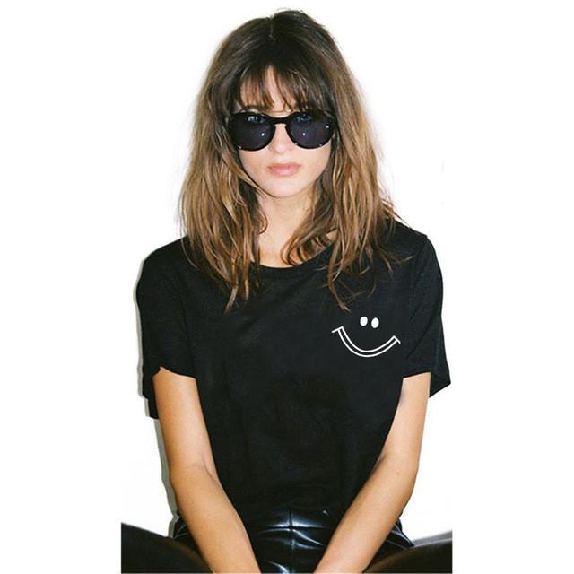 New Women T-Shirt Smile