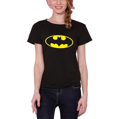 New Women T-Shirt Batman Print Funny Casual