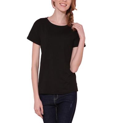 New Women T-Shirt Black