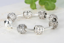 Load image into Gallery viewer, Fashion Silver Color Crystal Bracelet