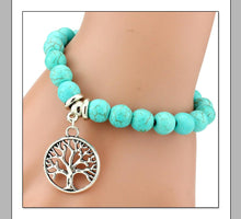 Load image into Gallery viewer, Bohemian Blue Beads Love Bracelet