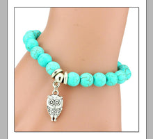 Load image into Gallery viewer, Bohemian Blue Beads Love Bracelet