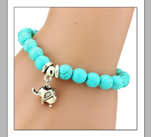Load image into Gallery viewer, Bohemian Blue Beads Love Bracelet