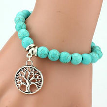 Load image into Gallery viewer, Bohemian Blue Beads Love Bracelet