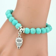 Load image into Gallery viewer, Bohemian Blue Beads Love Bracelet