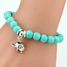 Load image into Gallery viewer, Bohemian Blue Beads Love Bracelet