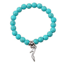 Load image into Gallery viewer, Bohemian Blue Beads Love Bracelet