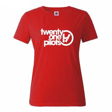 Load image into Gallery viewer, Women Twenty One Pilots Letters Print  T-Shirt