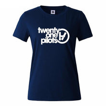 Load image into Gallery viewer, Women Twenty One Pilots Letters Print  T-Shirt