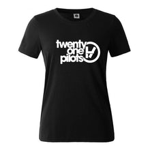 Load image into Gallery viewer, Women Twenty One Pilots Letters Print  T-Shirt