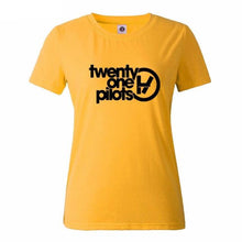 Load image into Gallery viewer, Women Twenty One Pilots Letters Print  T-Shirt