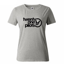 Load image into Gallery viewer, Women Twenty One Pilots Letters Print  T-Shirt